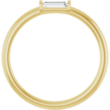 Load image into Gallery viewer, 14K Yellow Gold Baguette Diamond Ring
