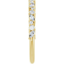 Load image into Gallery viewer, 14K Yellow Gold Lab Grown Diamond Band