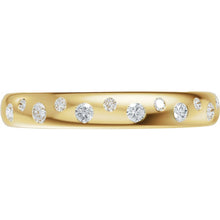 Load image into Gallery viewer, 14K Yellow Gold Diamond Sparkle Band