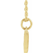 Load image into Gallery viewer, 14K Yellow Gold Natural Diamond Dainty Music Note Necklace