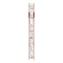 Load image into Gallery viewer, 14K Rose Gold Baguette Band