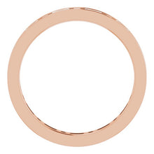 Load image into Gallery viewer, 14K Rose Gold Baguette Band