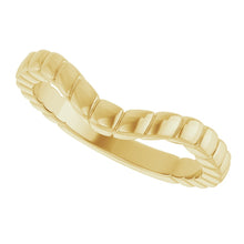 Load image into Gallery viewer, 14K Yellow Gold Contour Band
