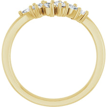 Load image into Gallery viewer, 14K Yellow Gold Natural Diamond Nesting Band
