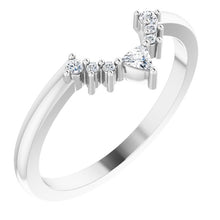 Load image into Gallery viewer, 14K Yellow Gold Diamond Nesting Band
