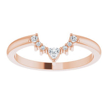 Load image into Gallery viewer, 14K Yellow Gold Diamond Nesting Band
